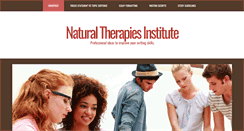 Desktop Screenshot of naturaltherapiesinstitute.com